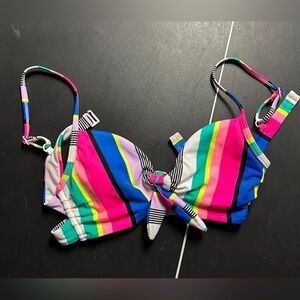 Striped Bikini Top